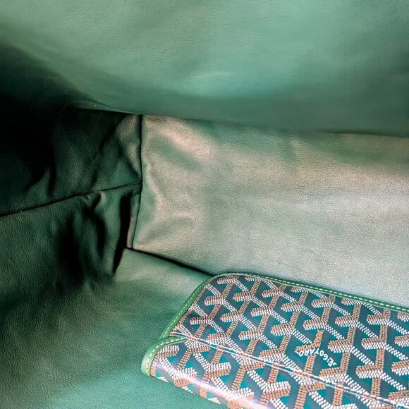 Goyard Anjou PM Tote Bag in Green, Reversible - Picture 11 of 16
